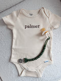 Embroidered Name Onesie