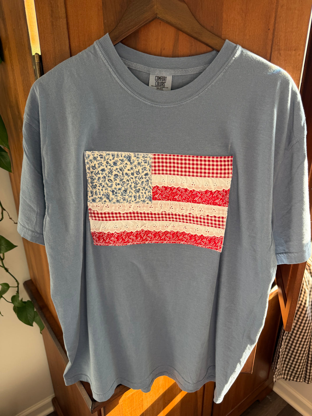 4th of July Quilted Flag Tee
