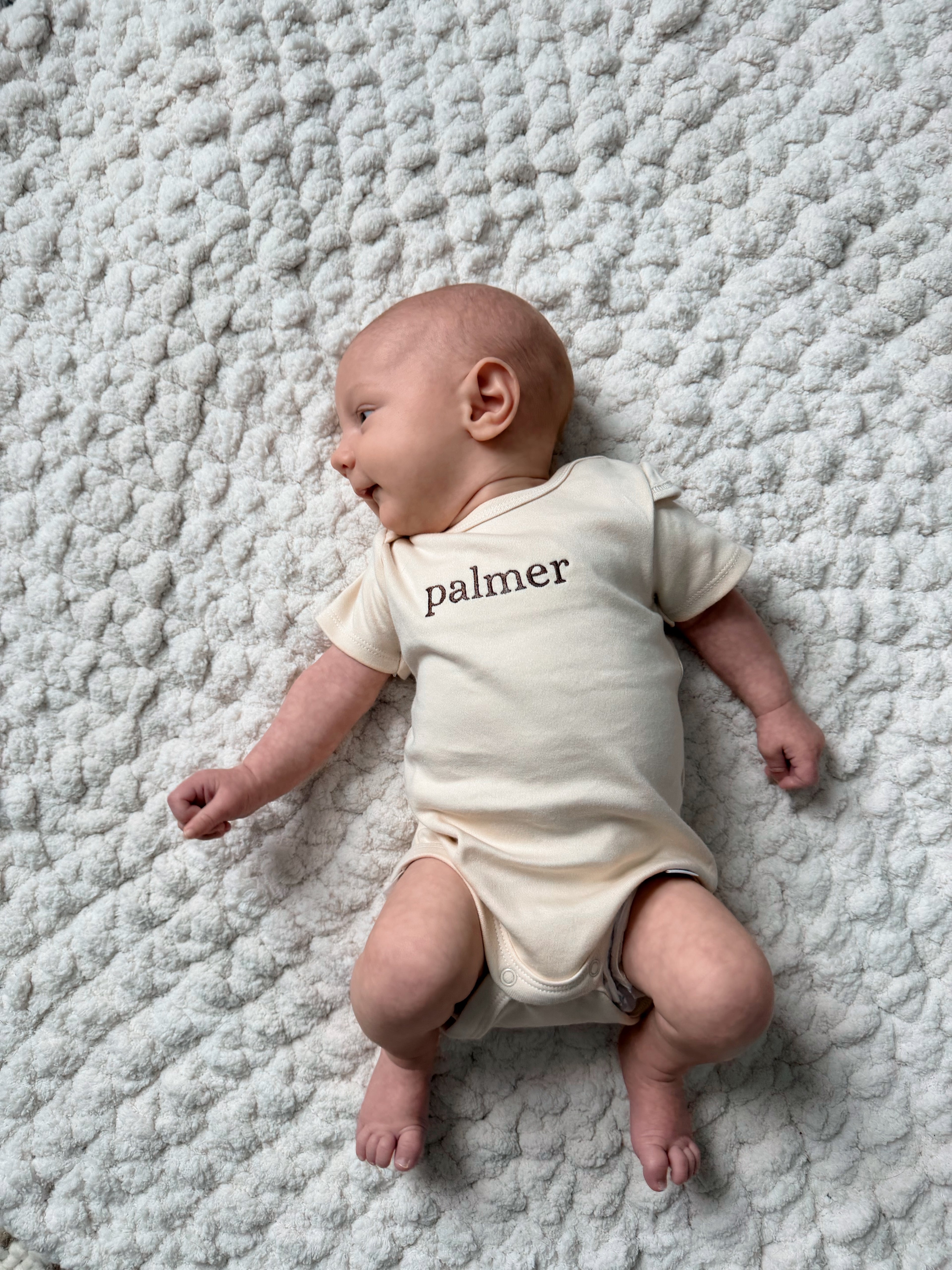 Embroidered Name Onesie