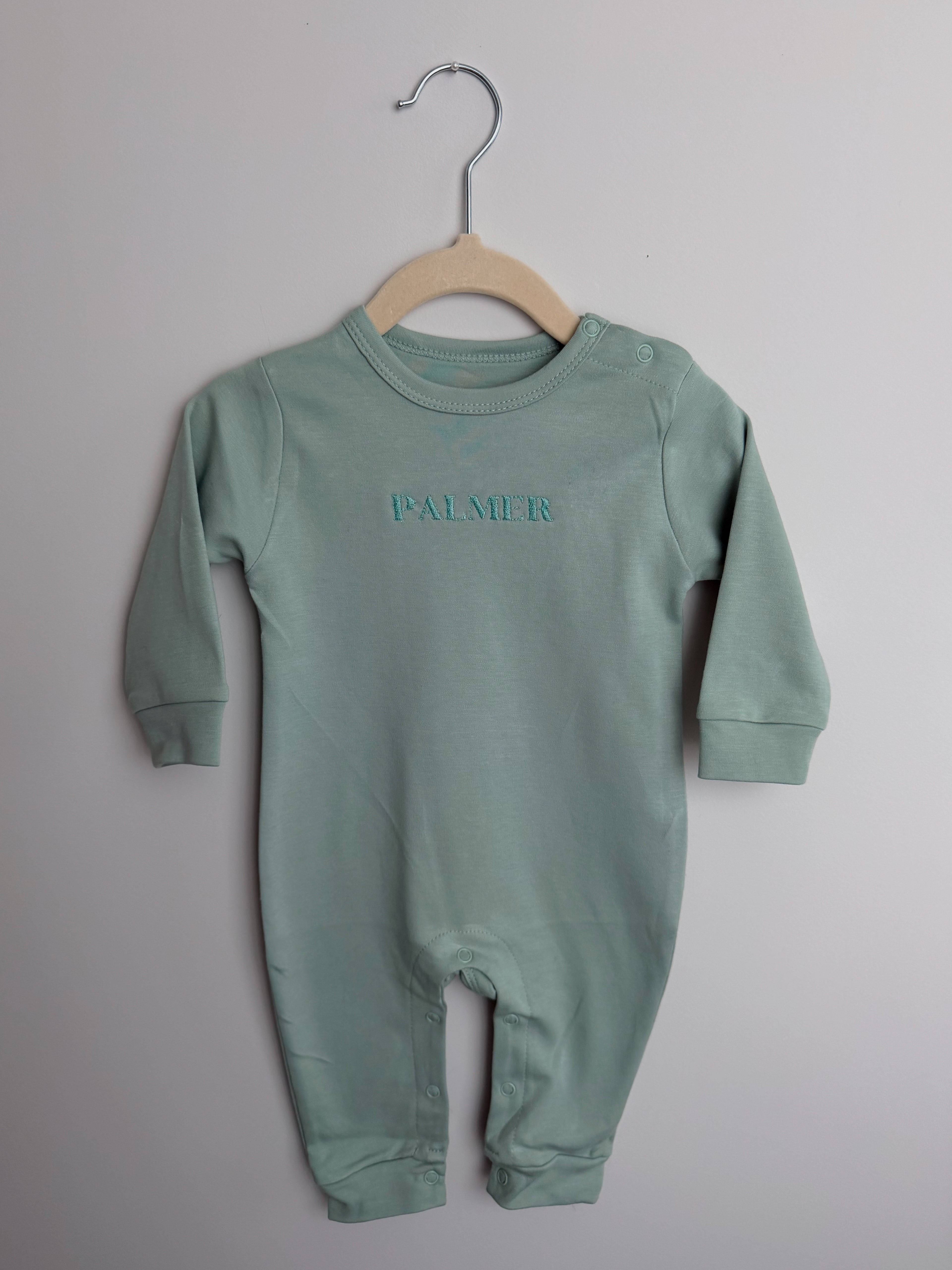 Embroidered Name Jumpsuit