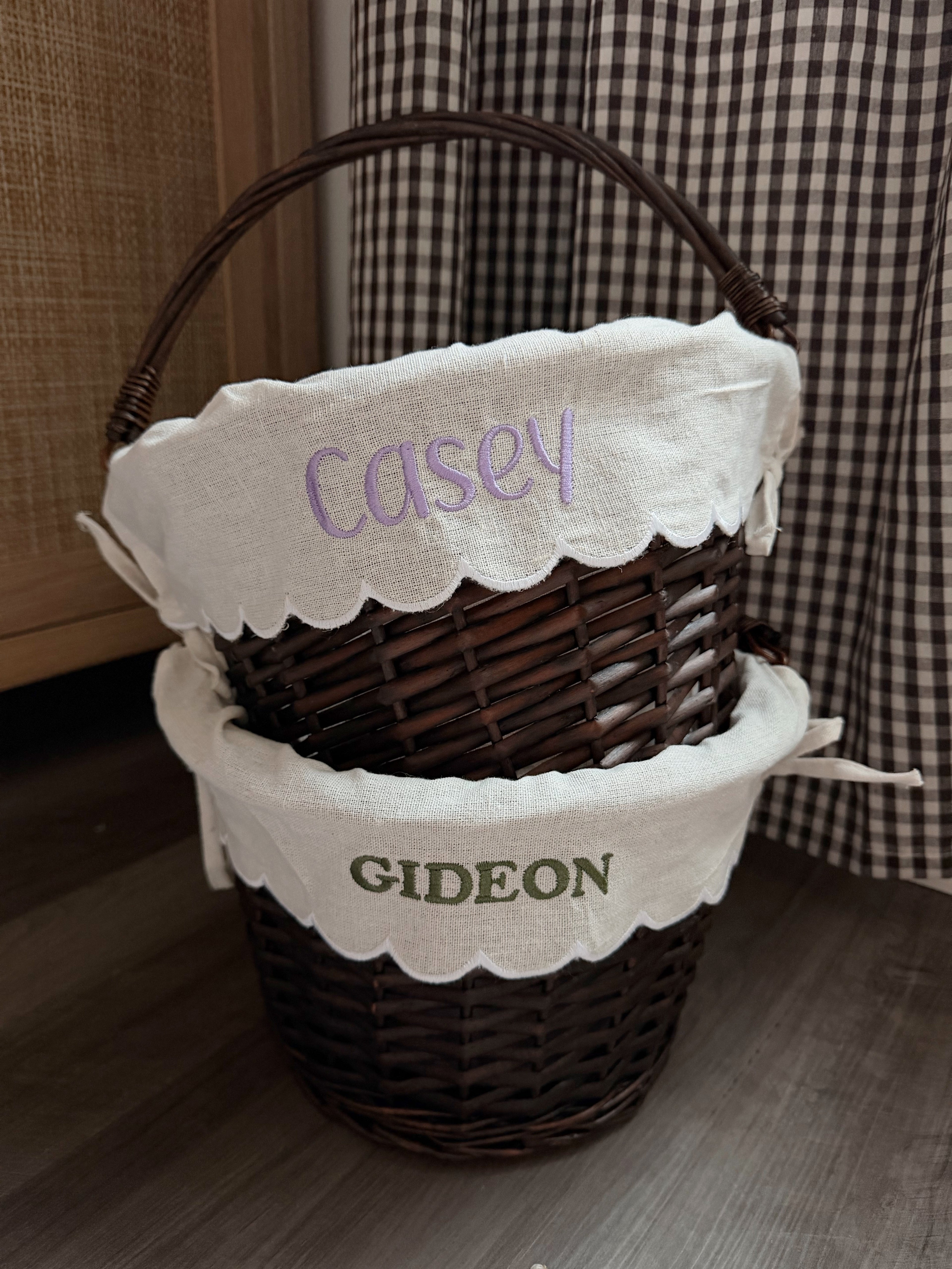 Embroidered Easter Basket